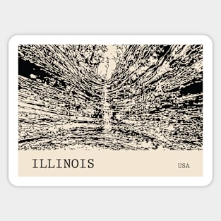 Illinois USA Sticker